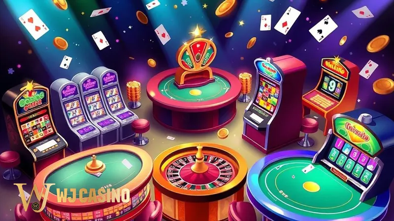 Variedade de jogos no WJcasino: opções para todos os perfis